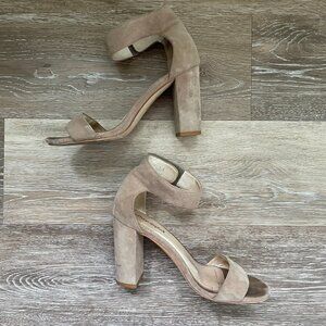 Jeffrey Campbell Suede Ankle Strap Lindsay Heels